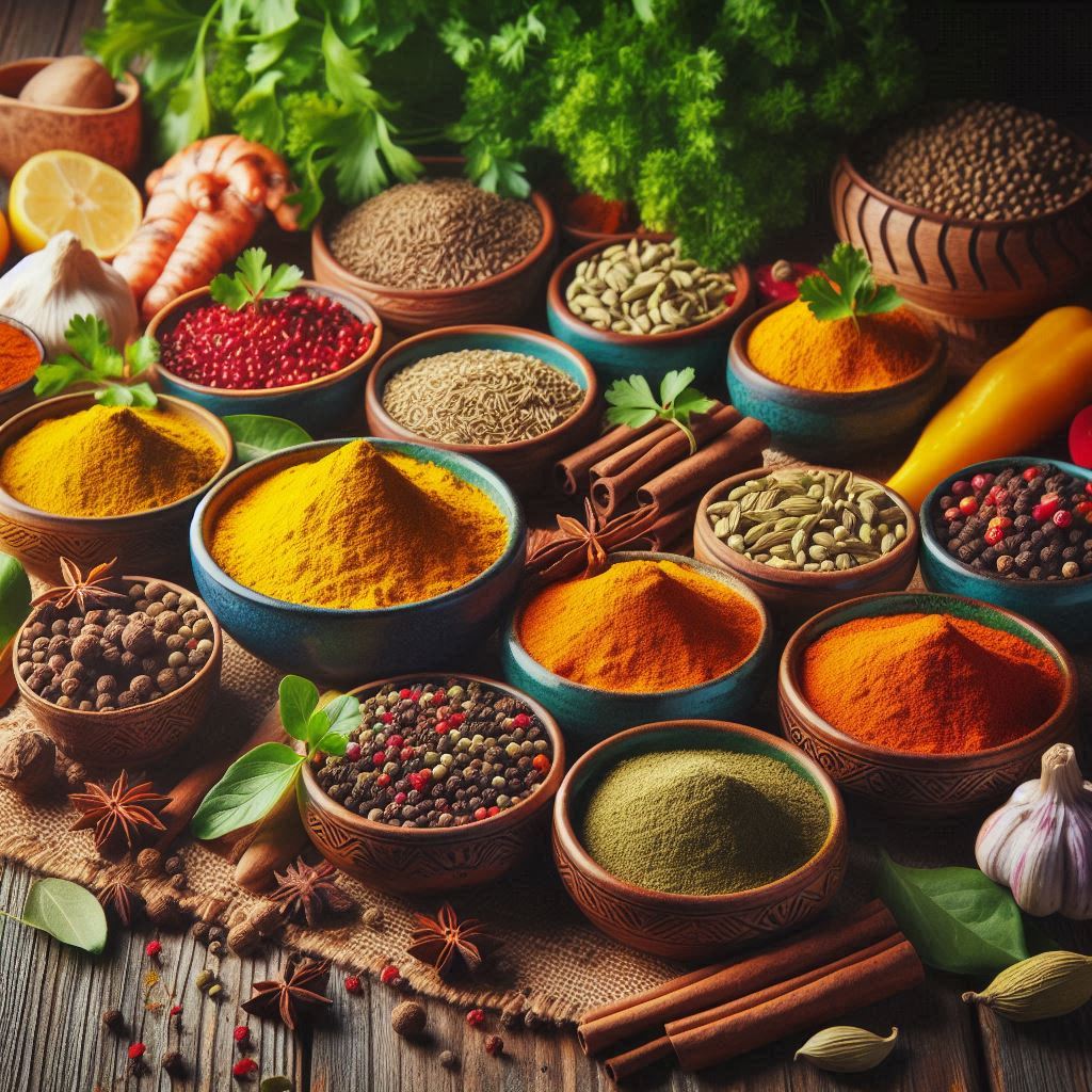 Indian spices names in Indian languages, Hindi, Tamil, Gujarati